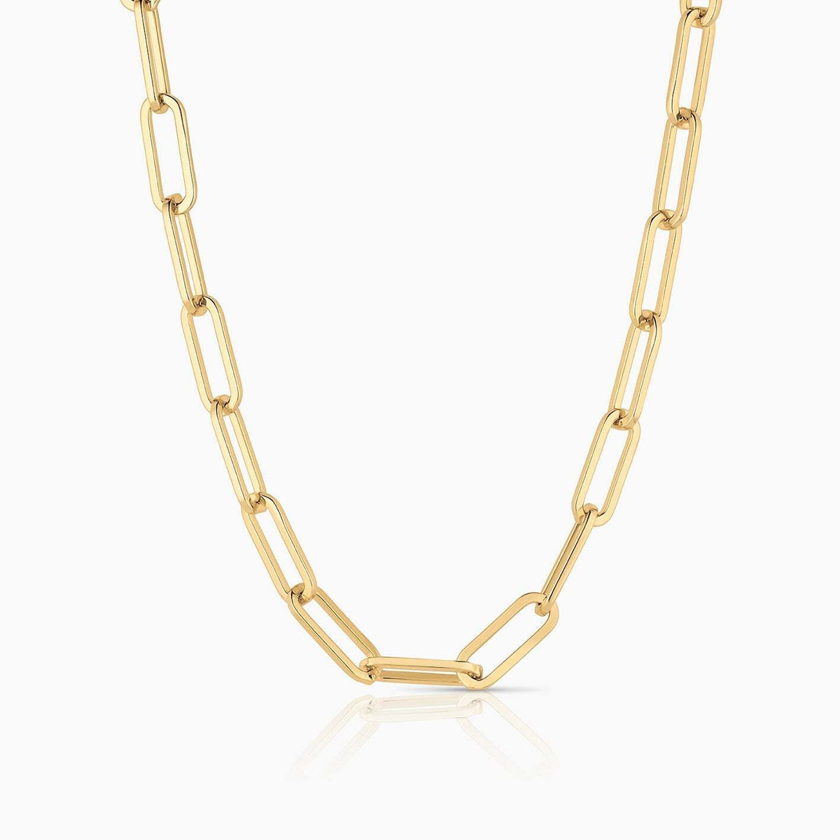 Allegra Paperclip Necklace by THATCH
