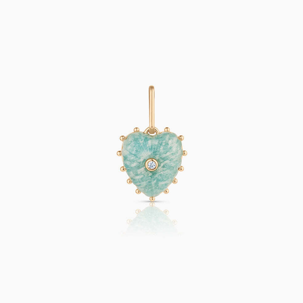 Isabel Amazonite Heart by THATCH