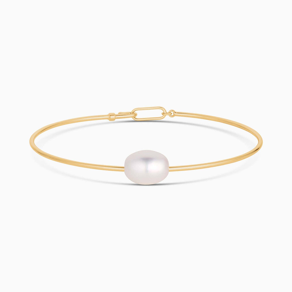 Isla Pearl Bangle Bracelet by THATCH