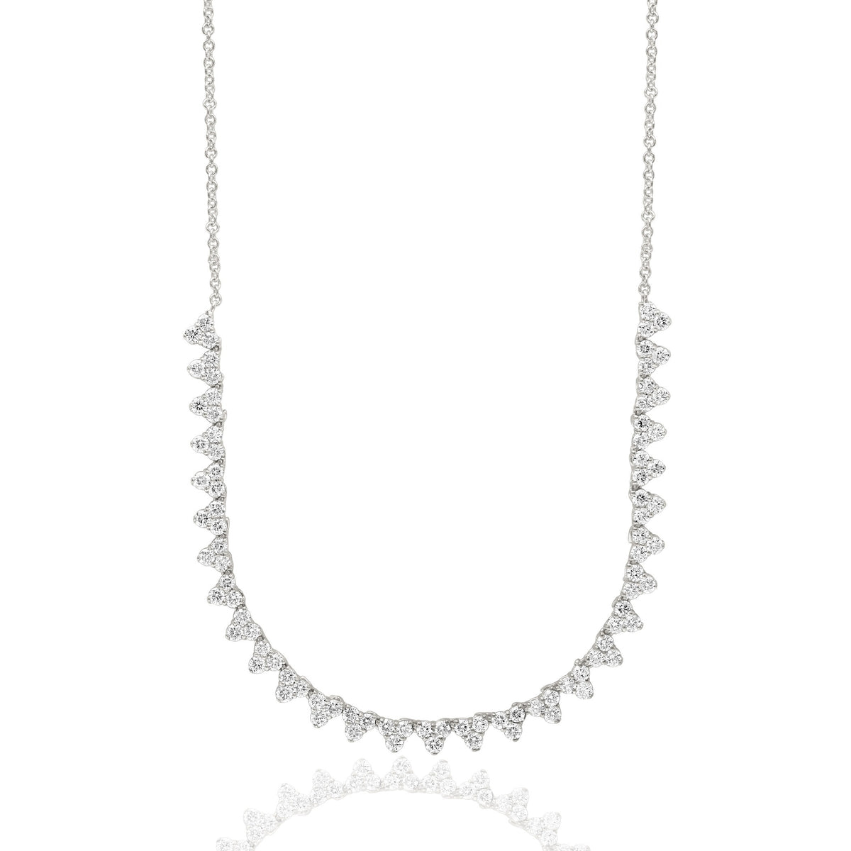 JBJ 14KW trio diamond half tennis lariat necklace 3.26 ctw N5025-3HWGD_28