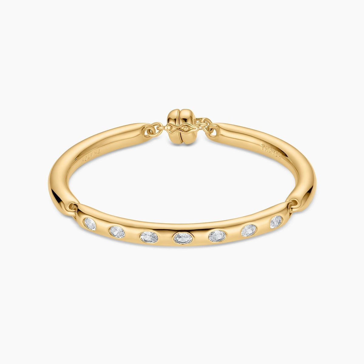 Thatch Maxe Bangle Bracelet 14KY Plated maxe-b-g
