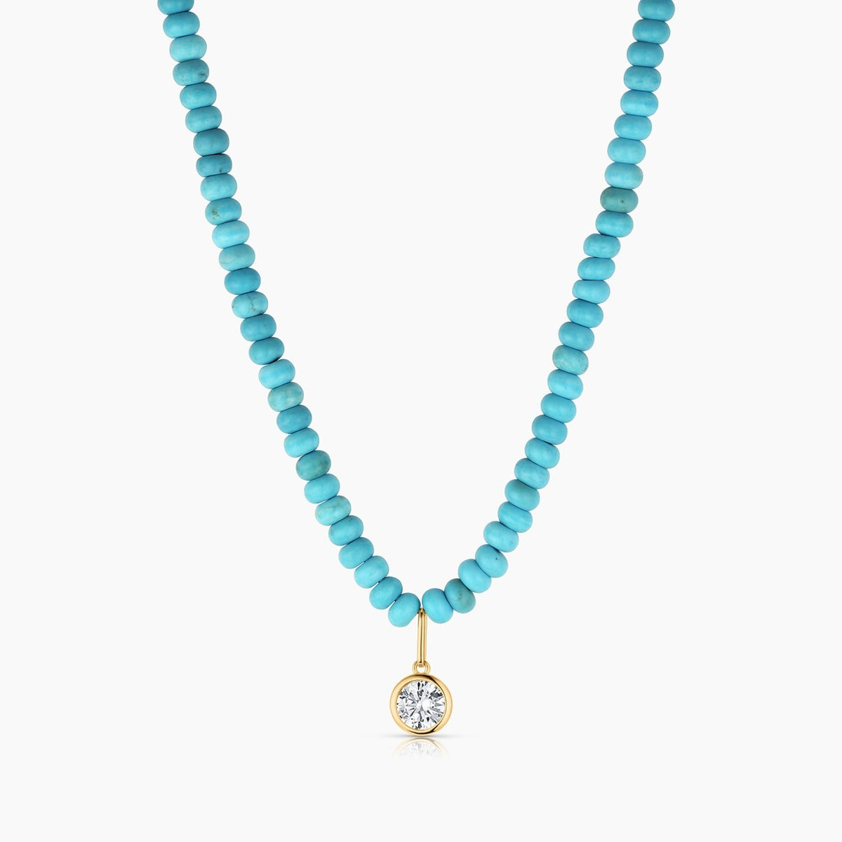 Thatch Paloma Dottie Turquoise Necklace 14KY Plated paloma-turquoise-n-g